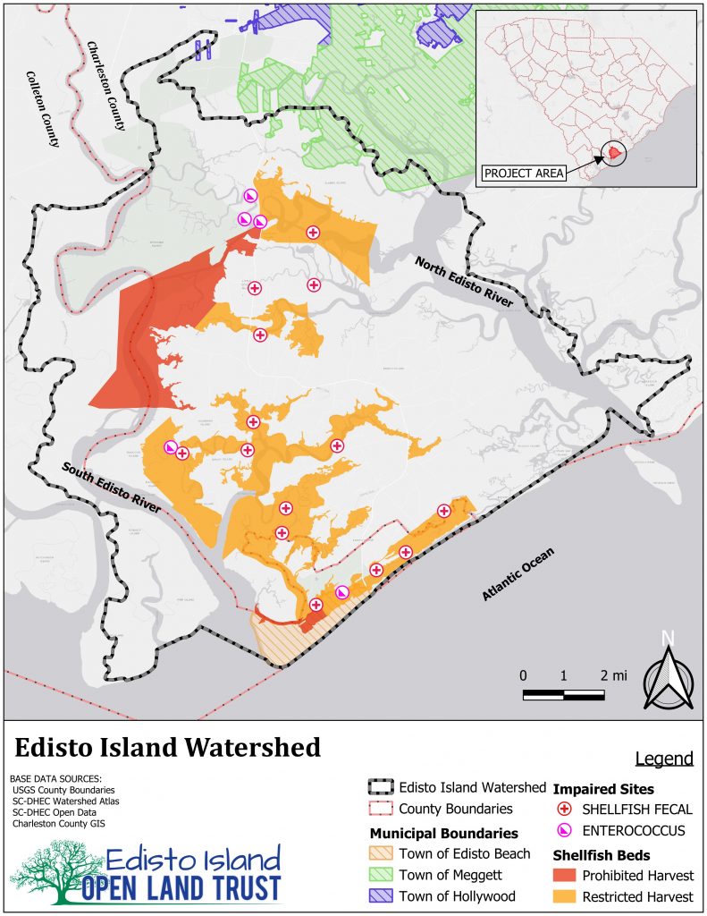 Water Quality Edisto Island Open Land Trust, South Carolina